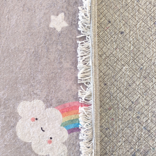 Dziecięcy dywan antypoślizgowy do prania- Kids Play 142 tęcza