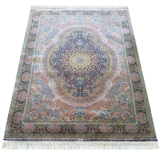 Wytworny dywan Qum Silk 09- wielokolorowy