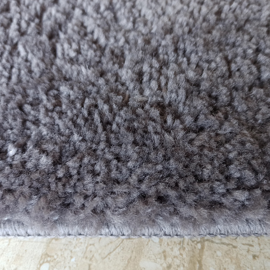Dywan Kayoom S - typu Shaggy nowoczesny, mięciutki - ciemny stalowy