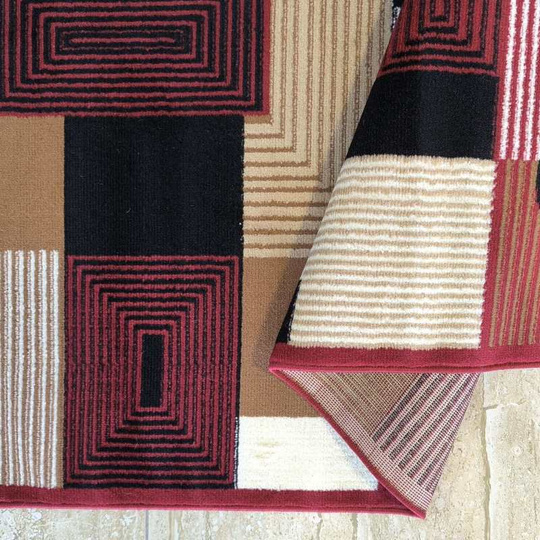 Chodnik BCF Anto 18 - czerwony - szerokość od 60 cm do 100 cm