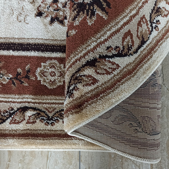 Dywan ekskluzywny brązowy Kashmir New 04 owalny