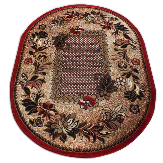 Dywan klasyczny owalny BCF Anto 01 - czerwony