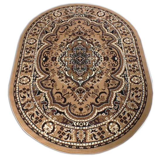 Dywan klasyczny owalny BCF Anto 06 - brązowy