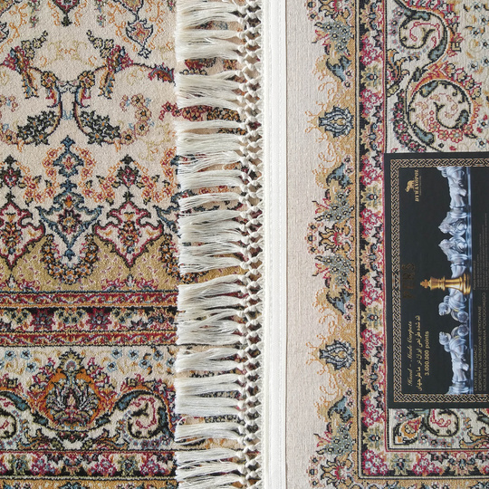 Kunsztowny dywan turecki- PERS- 02- kremowy