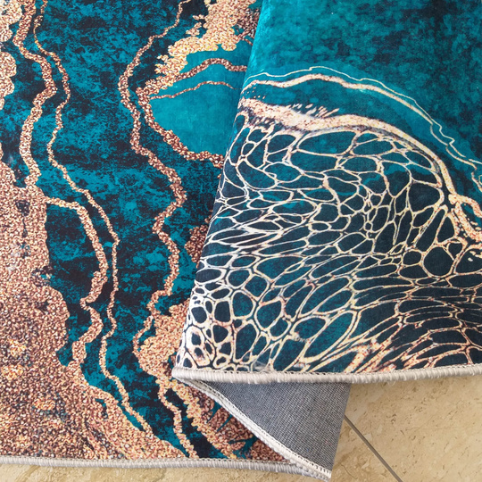 Dywan antypoślizgowy Heos New 111 - zielony