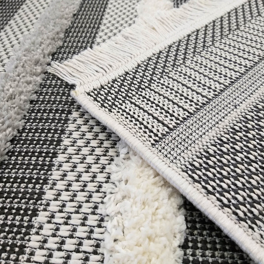 Nowoczesny dywan sznurkowy OUTDOOR- MATRIX 03- Szary