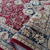 Chodnik Kashmir New 03 - czerwony - szerokość od 60 cm do 120 cm