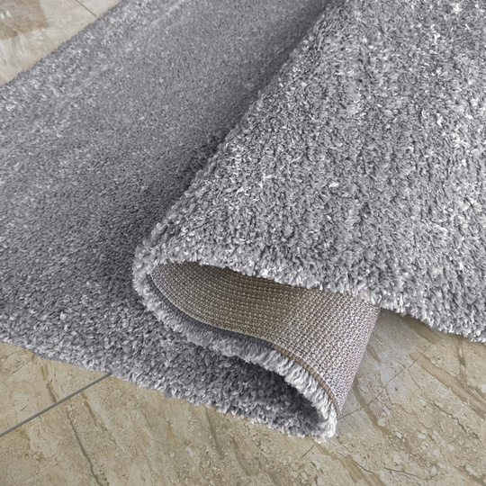 Dywan nowoczesny mięciutki Santo - typu Shaggy - szary