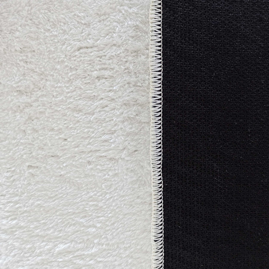 Miękki, pluszowy dywan Enzo- Śmietankowy