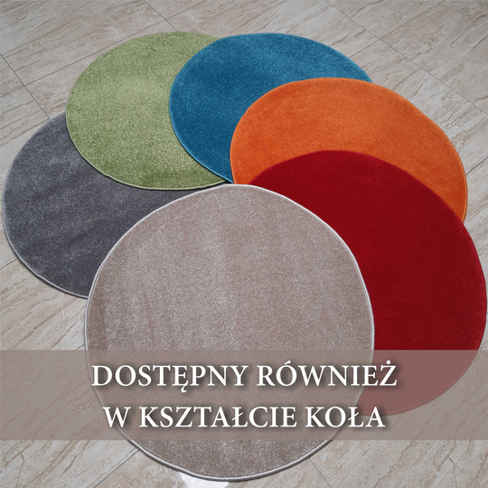 Dywan Premium jednolity - pomarańczowy (N)