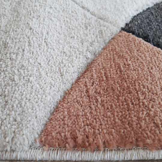 Dywan nowoczesny mięciutki Ladon 01 - koło