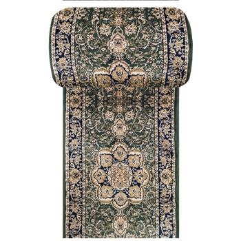 Chodnik Kashmir New 03 - zielony - szerokość od 70 cm do 120 cm