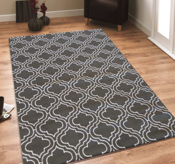 Dywan nowoczesny Selma 01 - szaro- biały