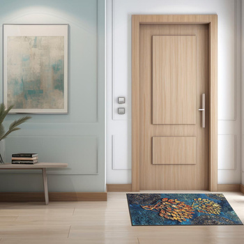 Wycieraczka dywanowa, wewnętrzna, antypoślizgowa, Heos New 125 drzewo szczęścia- 60x100 cm