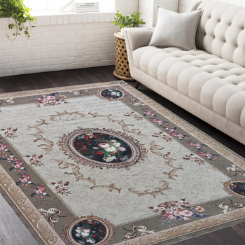 Dywan antypoślizgowy Heos New 100 - Beżowy bez frędzli