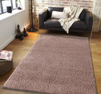 Dywan nowoczesny mięciutki Santo - typu Shaggy - pudrowy róż