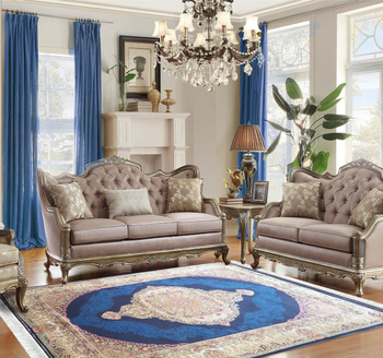 Wytworny dywan Qum Silk 01- granatowy