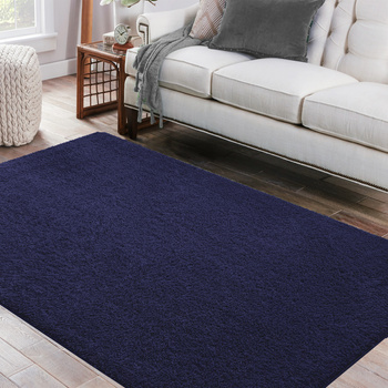 Dywan Kayoom Soft - typu Shaggy nowoczesny, mięciutki -  głębia oceanu