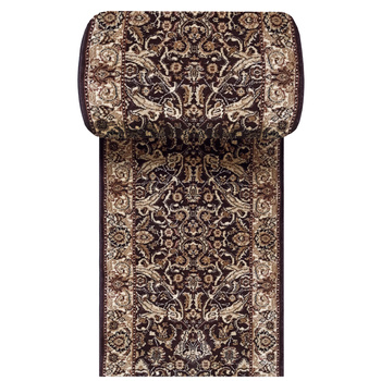 Chodnik Kashmir New 02 - brązowy - szerokość od 60 cm do 120 cm