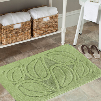 Komplet łazienkowy z wycięciem pod toaletę Montenegro Natura- groszkowy