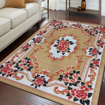 Dywan Antypoślizgowy- Euforia 01- musztardowy