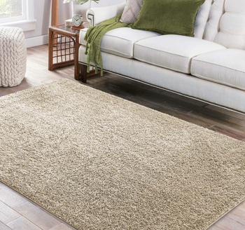 Dywan Kayoom - typu Shaggy nowoczesny, mięciutki - słomkowy