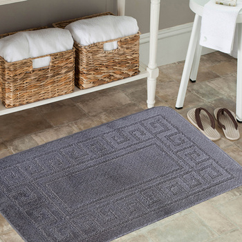 Komplet łazienkowy z wycięciem pod toaletę Montenegro GRECKI- grafitowy