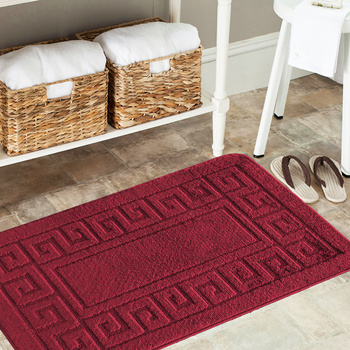 Komplet łazienkowy z wycięciem pod toaletę Montenegro GRECKI- barn red