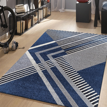 Dywan nowoczesny KOLORADO 03 szaro- granatowy