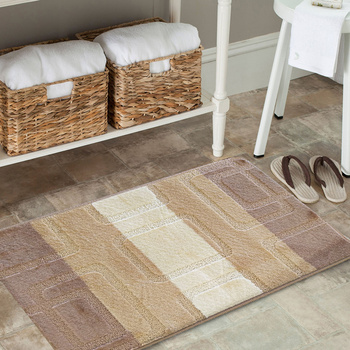 Komplet łazienkowy z wycięciem pod toaletę Montenegro 04N - beżowy