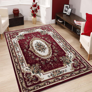 Dywan ekskluzywny czerwony Kashmir New 04