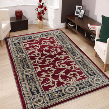 Dywan ekskluzywny czerwony Kashmir New 01