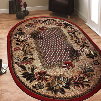 Dywan klasyczny owalny BCF Anto 01 - czerwony