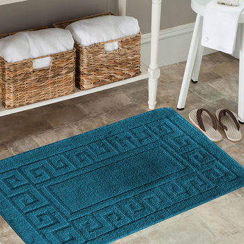 Komplet łazienkowy z wycięciem pod toaletę Montenegro GRECKI - morski