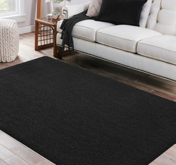 Dywan Kayoom - typu Shaggy nowoczesny, mięciutki -  czarny