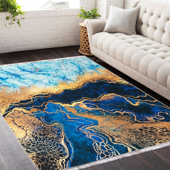 Dywan antypoślizgowy Heos New 111 - niebieski