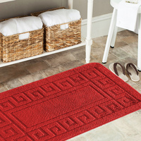 Komplet łazienkowy z wycięciem pod toaletę Montenegro GRECKA Czerwień