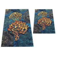 Komplet łazienkowy antypoślizgowy Heos New 125 drzewo szczęścia- bez frędzli