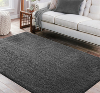 Dywan Kayoom Soft- typu Shaggy nowoczesny, mięciutki - ciemny szary