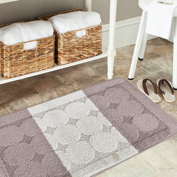 Komplet łazienkowy z wycięciem pod toaletę Montenegro Edrem - Beige