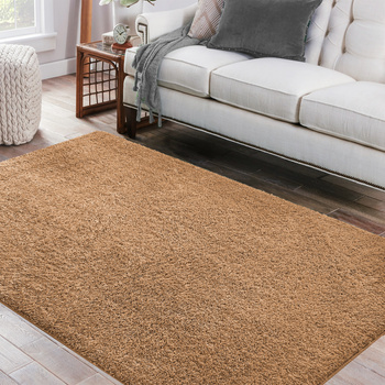 Dywan Kayoom Soft - typu Shaggy nowoczesny, mięciutki -  miodowy brąz 