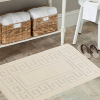 Komplet łazienkowy z wycięciem pod toaletę Montenegro GRECKI- kremowy