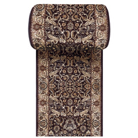 Chodnik Kashmir New 02 - brązowy - szerokość od 60 cm do 120 cm