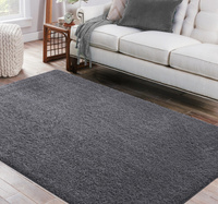 Dywan Kayoom S - typu Shaggy nowoczesny, mięciutki - ciemny stalowy