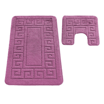 Komplet łazienkowy z wycięciem pod toaletę Montenegro GRECKI - Cherry Bubble