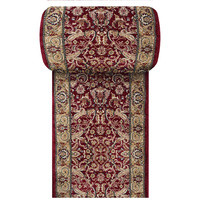 Chodnik Kashmir New 02 - czerwony - szerokość od 60 cm do 120 cm