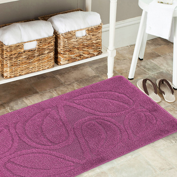 Komplet łazienkowy z wycięciem pod toaletę Montenegro Natura- lavendowy