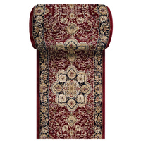 Chodnik Kashmir New 03 - czerwony - szerokość od 60 cm do 120 cm
